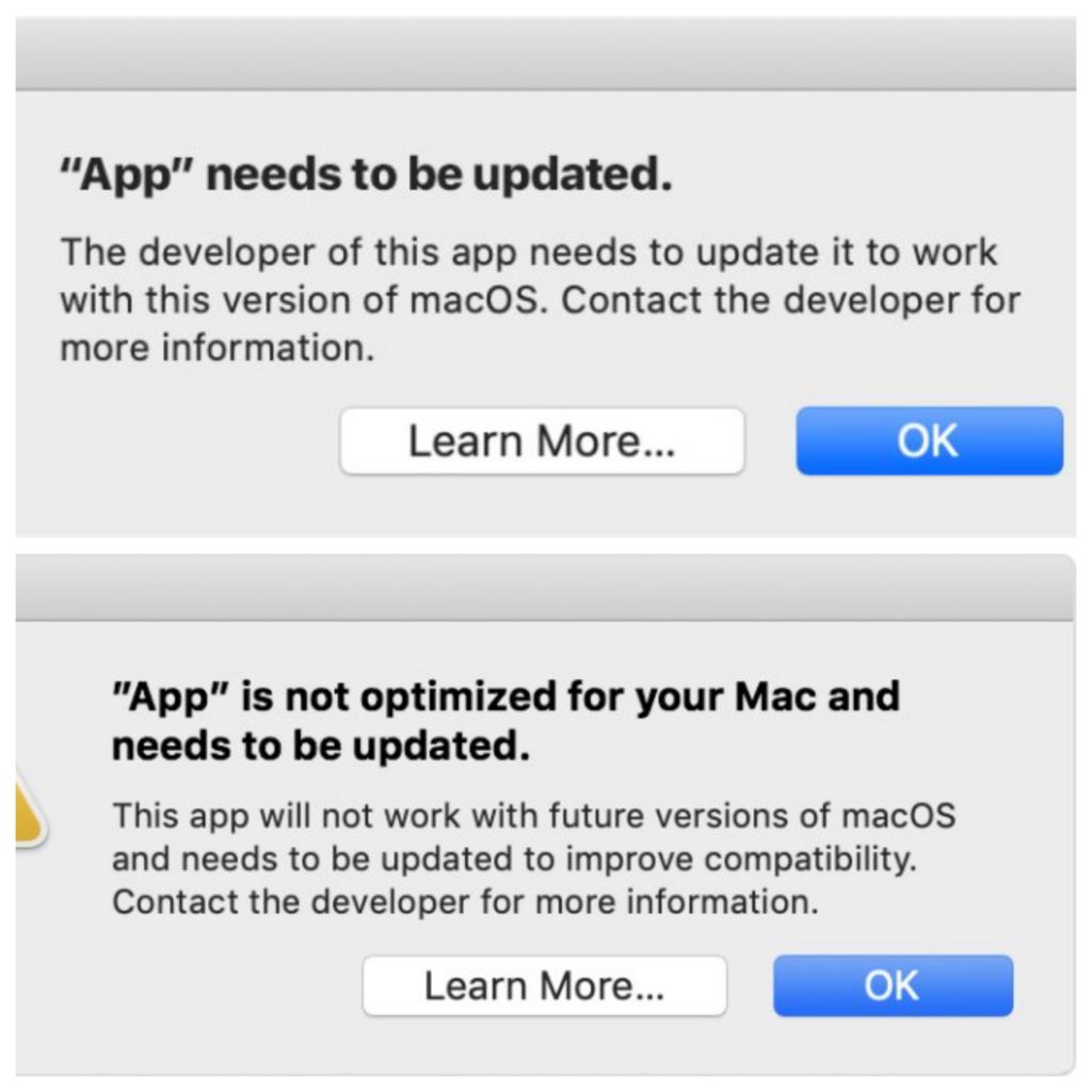 App will not update mac computer